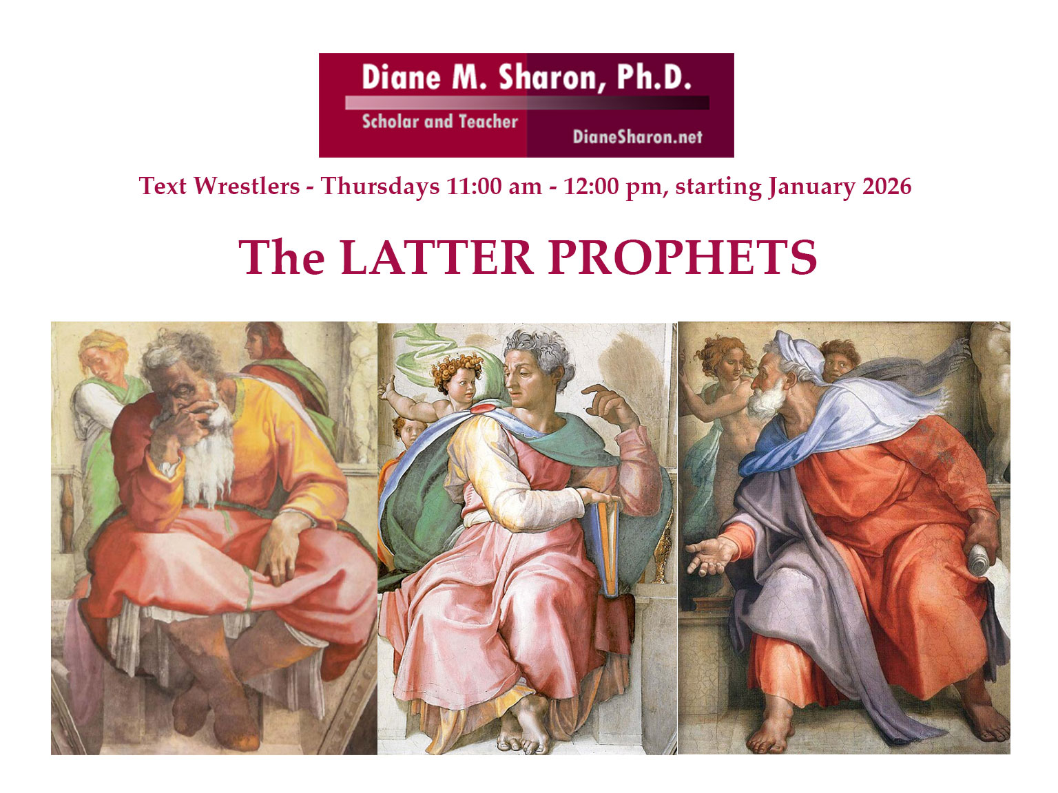 Diane M. Sharon Text Wrestlers Latter Prophets