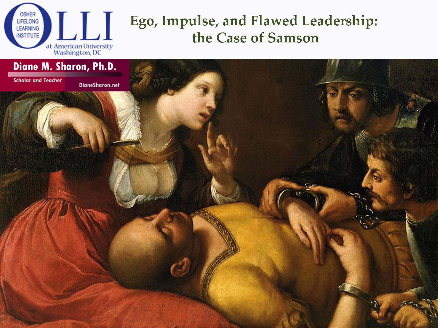 Diane M. Sharon at OLLI DC